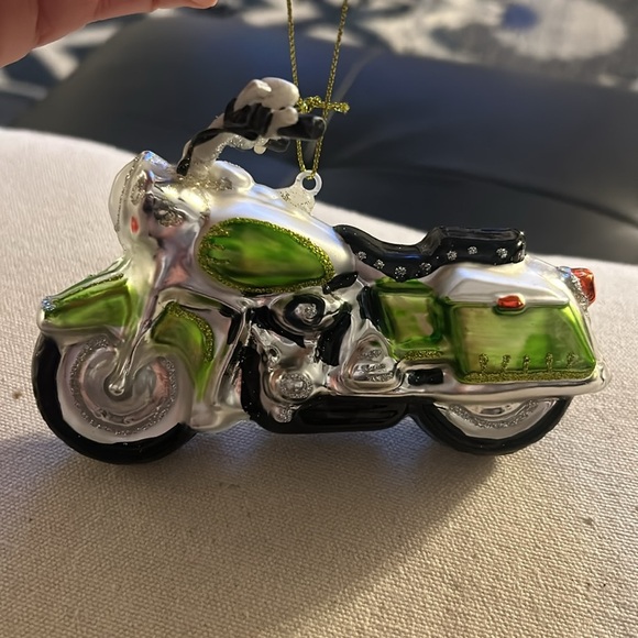 Motorcycle christmas tree ornament - Picture 2 of 5